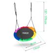 Neo-Sport Swingo XXL fészekhinta többszínű 110 cm (1050)
