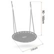 Neo-Sport Swingo fészekhinta 110 cm (110210)