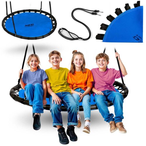 Neo-Sport Swingo fészekhinta 120 cm kék (110221)