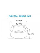 Felfújható pezsgőfürdő Marimex Pure Spa - Bubble HWS - kék -Intex 28486EX 4 személyes