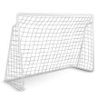Neo-Sport NS-496 Futballkapu 300x200x90 cm fehér (1496)