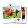 Neo-Sport NS-496 Futballkapu 300x200x90 cm fehér (1496)