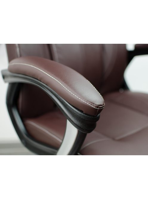 Sofotel EG-222 bőr irodai fotel forgószék barna