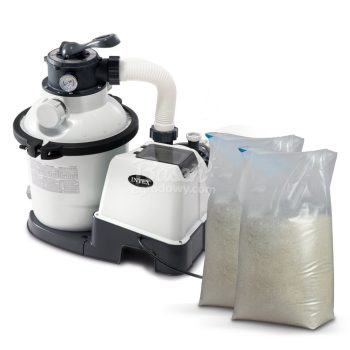 INTEX 26652 Homokszűrő szivattyú 12000 l/h + 50 kg homok