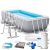 Basen ogrodowy stelażowy 400 x 200 x 100 cm 4w1 INTEX 26788