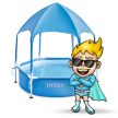 INTEX 28209 Gyermek medence tetővel 183 x 38 cm (28209)