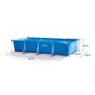 Basen ogrodowy stelażowy 450 x 220 x 84 cm 15w1 INTEX 28273