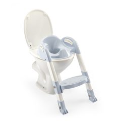   Thermobaby wc szűkítő lépcsős Kiddy Loo Fleur bleue kék