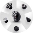 Berdsen BD-265 elektromos borotva, fekete
