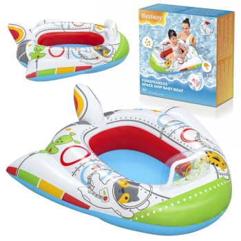   Strandfelfújható csónak űrhajó 104 x 99 cm Bestway 34178