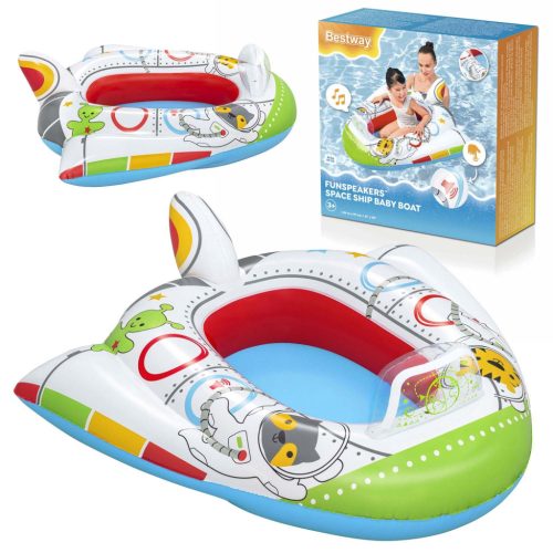 Strandfelfújható csónak űrhajó 104 x 99 cm Bestway 34178