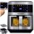 Frytkownica beztłuszczowa Air fryer Berdsen BD-656 srebrna