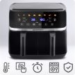 Duża frytkownica beztłuszczowa Air fryer Berdsen BD-657 czarna