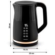 Czajnik elektryczny 1,7l Berdsen BD-706 czarny 