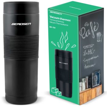 Berdsen Vákuum termosz 590 ml BD-784 fekete (378400)