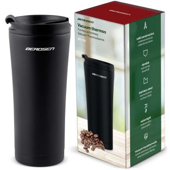 Berdsen Vákuum termosz 470 ml BD-785 fekete (378500)