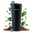 Berdsen Vákuum termosz 470 ml BD-785 fekete (378500)