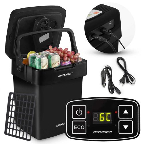 Berdsen Icemax 29 literes ECO üzemmódú utazóhűtő - fekete (3825)