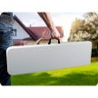 Plonos Összecsukható kerti vendéglátó pad 180 cm fehér (440200)