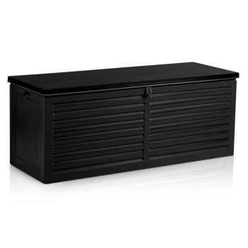   Plonos Kerti láda 143,5 x 57 x 53,5 cm 390 liter fekete (480100)
