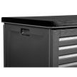 Plonos Kerti láda 143 x 57 x 53,5 cm 390 liter fekete és szürke (480101)