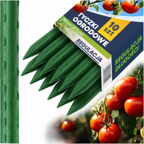 Plonos PL-940 150 cm-es növénytartó karók, zöld, 10 db (494010)