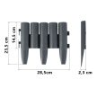 Obrzeże ogrodowe Plonos 220 cm PL-961 szare