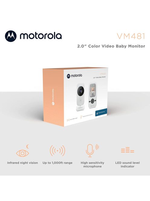 Motorola bébiőr kamerás VM481