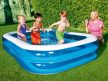 Bestway 54006 családi felfújható medence 262 x 175 x 51 cm + medencetakaró (54006-2W1)