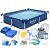 Bestway 56401N Téglalap alakú vázas medence 221x150x43 cm 16 az 1-ben (56401N-15W1SET)
