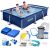Bestway 56403N Kerti medence kerettel 259x170x61 cm 15 az 1-ben szett (56403N-15W1)