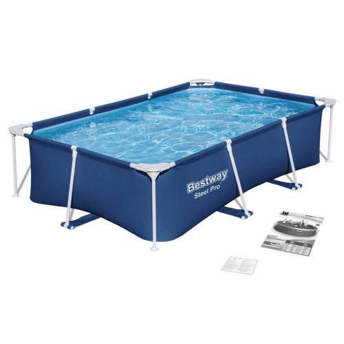 Bestway 56403N Kerti medence vázzal 259 x 170 x 61 cm (56403N)