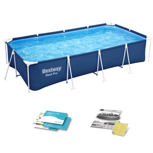 Bestway 56405N Kerti medence vázzal 400 x 211 x 81 cm 4 az 1-ben (56405N)