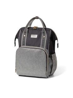   BabyOno pelenkázó táska OSLO STYLE hátizsák 30x40x16cm fekete/szürke 1424/01