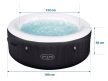 Bestway Lay-Z Miami 4 személyes felfújható jakuzzi pezsgőfürdő (60001)