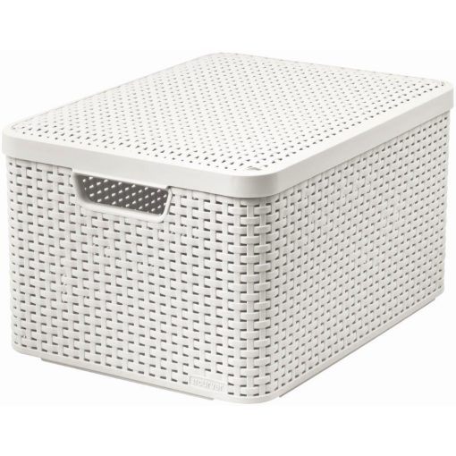 Box Curver Style L 30L tetővel, fehér