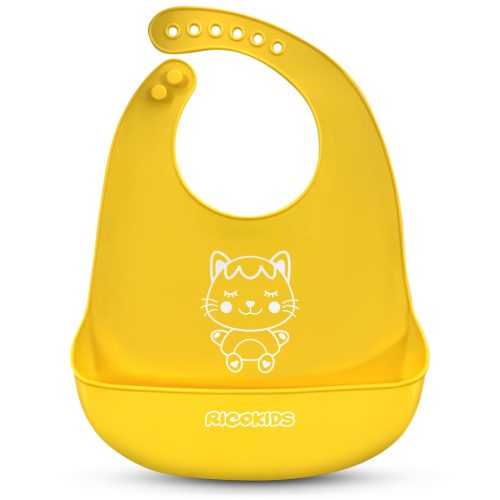 Ricokids szilikon etetőelőke sárga (700390)