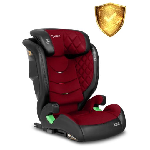 Nukido Louis autósülés fekete-piros 15-36 kg ISOFIX