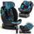 Nukido Prestige Line autósülés, fekete és kék, 0-36 kg, ISOFIX rögzítéssel (710101)