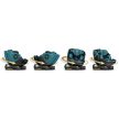 Nukido Prestige Line autósülés, fekete és kék, 0-36 kg, ISOFIX rögzítéssel (710101)