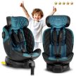 Nukido Prestige Line autósülés, fekete és kék, 0-36 kg, ISOFIX rögzítéssel (710101)