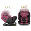 Nukido Prestige Line fekete és rózsaszín autósülés 0-36 kg ISOFIX (710102)