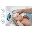 Ricokids RK-287 Összecsukható fürdőkád gyerekeknek hőmérővel és betéttel fehér-kék (728700)