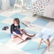 Ricokids nagy habszivacs kirakós szőnyeg, 60x60 cm, 4 db, barackszínű és fehér