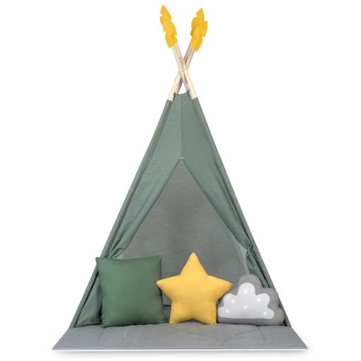 Teepee sátor gyerekeknek NK-406 Nukido - zöld