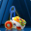 RK-744 Ricokids 2 az 1-ben zenélő oktató járókeret, fehér