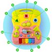Ricokids 2 az 1-ben zenés járókeret, rózsaszín RK-744