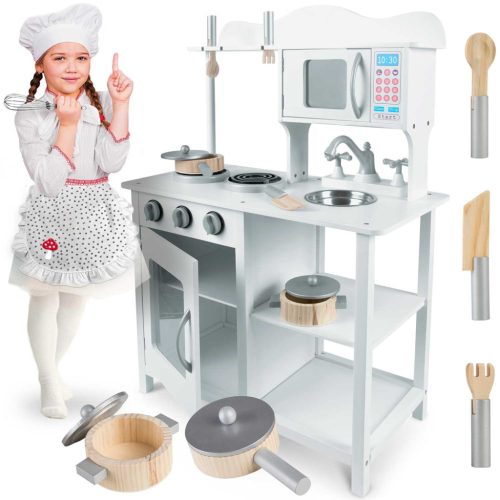 Ricokids fából készült konyha gyerekeknek 60 x 30 x 85 cm (7835)