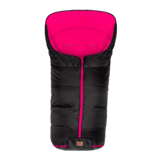 Fillikid Eco big bundazsák babakocsiba 1220-22 fekete pink béléssel