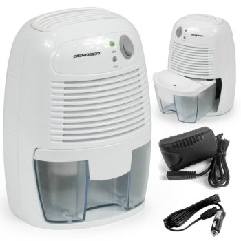   Berdsen BR-68W Páramentesítő - nedvességelnyelő autós adapterrel fehér